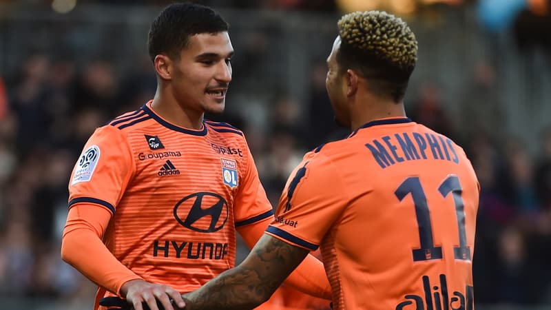 Memphis Depay et Houssem Aouar