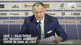 Ligue 1 : Aulas évoque des "décisions juridiques" contre un choix de l'UEFA