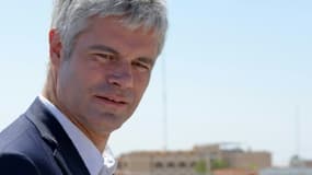 Laurent Wauquiez photographié le 6 juin 2018 à Qaraqosh, ville chrétienne dans la vallée de Ninive en Irak.