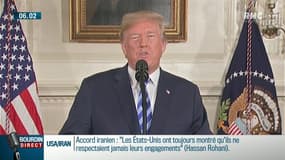 Trump sur l'Iran: "Nous allons mettre en place le plus haut niveau de sanctions économiques"