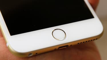 Le capteur d'empreintes digitales de l'iPhone.