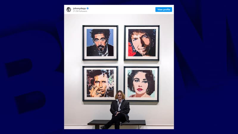 Johnny Depp vend des oeuvres d'art pour plus de 3 millions d'euros. 