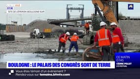 Pas-de-Calais: le palais des congrès sort de terre à Boulogne-sur-Mer