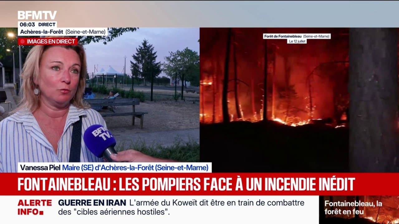 Fontainebleau Yangını: Achères-la-Forêt Belediye Başkanı Tahliye Edilenlerin Evlerine Dönüşüne İzin Vermeyerek 'Güvenliği Önceliyor'