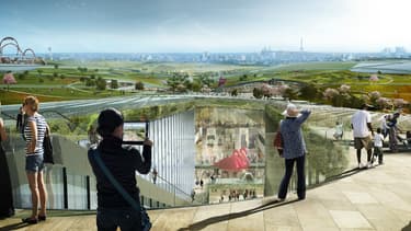 Ce projet hors norme à tous les égards a été réellement imaginé comme un parc d'attraction