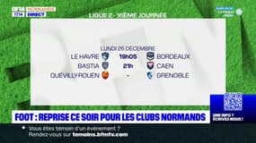 Ligue 2: reprise ce soir pour les clubs normands 