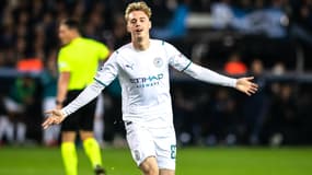 Cole Palmer lors de Bruges-Manchester City
