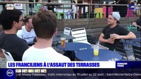 Île-de-France: les terrasses prises d’assaut