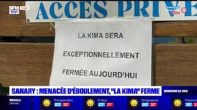 Sanary: menacé d'éboulement, le restaurant "La Kima" est fermé depuis lundi