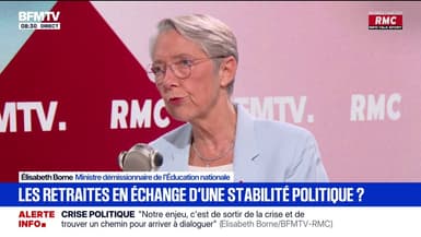 Élisabeth Borne: "Je n'ai pas dit qu'il fallait bazarder la réforme des retraites"