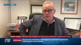 Avec le grand-froid, la plupart des chantiers sont à l'arrêt, comme autour de Lille