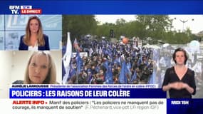 "On espère une forte mobilisation des citoyens": la présidente de l'association Femmes des forces de l'ordre en colère s'exprime avant le rassemblement des policiers à Paris