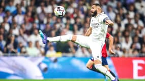 Karim Benzema face à Osasuna, le 2 octobre 2022.