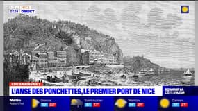 Lou sabiavas: l'anse des ponchettes, le premier port de Nice