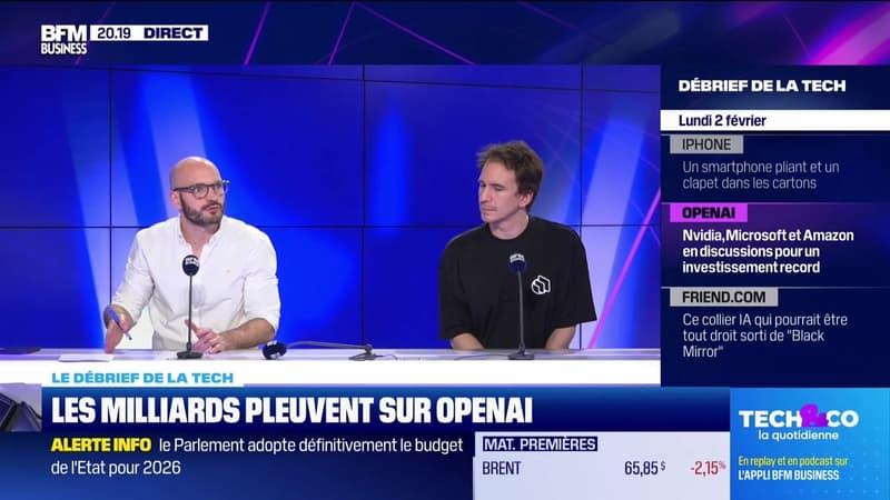 Les milliards pleuvent sur OpenAI - 02/02
