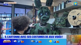 Rouen: Yannis, 20 ans, fabrique et fait défiler des costumes de personnage de jeux vidéo