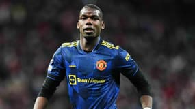 Paul Pogba avec Manchester United, le 23 février 2022