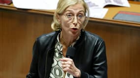 La secrétaire d'Etat à l’Enfance Charlotte Caubel à l'Assemblée nationale, le 14 novembre 2023 à Paris