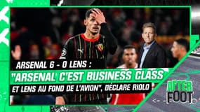 Arsenal 6 - 0 Lens : "Arsenal ce soir ils sont en Business Class, et Lens au fond de l'avion", déclare Riolo