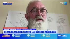 Orne: un maire marche jusqu'à Paris contre les déserts médicaux