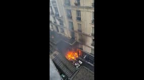 Un incendie a eu lieu dans le 18e arrondissement de Paris.