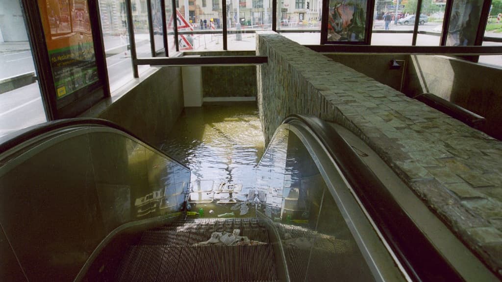 Les inondation en République tchèque, en août 2002.