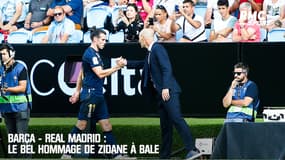 Barça - Real Madrid : Le bel hommage de Zidane à Bale