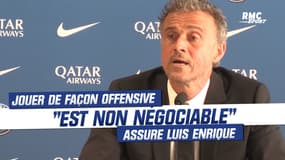 PSG : "Le jeu offensif est non négociable" prévient Luis Enrique