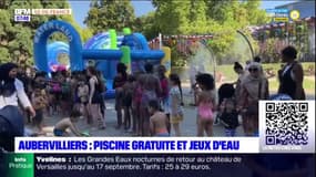 Aubervilliers: piscine gratuite et jeux d'eau pour les enfants 