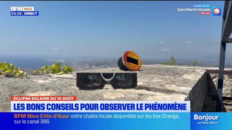 Voici les conseils pour bien observer l'éclipse solaire du 12 août