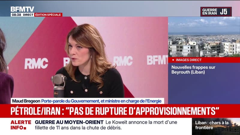 Guerre au Moyen-Orient: "Sur l'électricité, les factures des Français seront protégées", selon Maud Bregeon, porte-parole du gouvernement et ministre déléguée chargée de l'Énergie