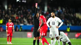 Boubakar Kouyaté lors de Montpellier-Angers le 12 janvier 2025