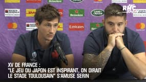 XV de France: "Le Japon est inspirant, on dirait le Stade Toulousain" s'amuse Serin