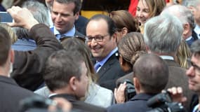 François Hollande a salué le travail de ceux qui ont permis à l'Hermione de partir.