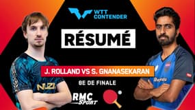 Résumé : Jules Rolland affronte la tête de série numéro 4 pour une place en 1/4 de finale ! (WTT Contender Lagos)