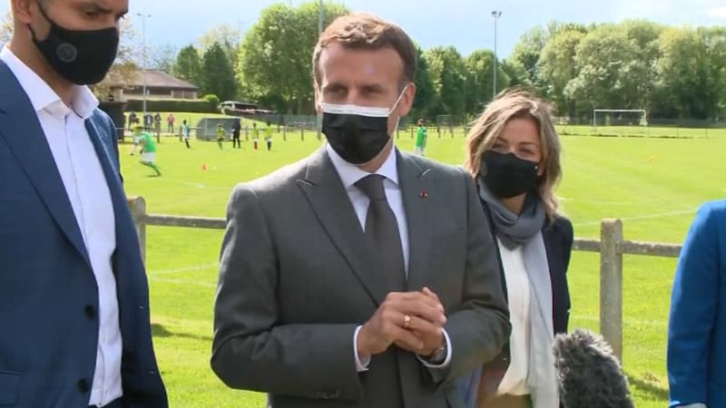 Équipe de France: Macron salue le retour de Benzema et le choix de Deschamps