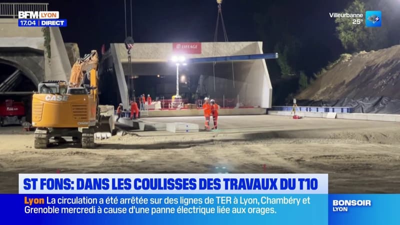 Saint-Fons: les coulisses des travaux du T10