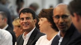 Manuel Valls, Martine Aubry et Harlem Désir