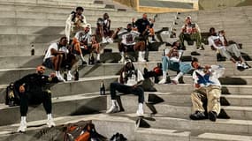 La photo des basketteurs américains à Bercy après leur victoire en finale des JO de Paris 2024