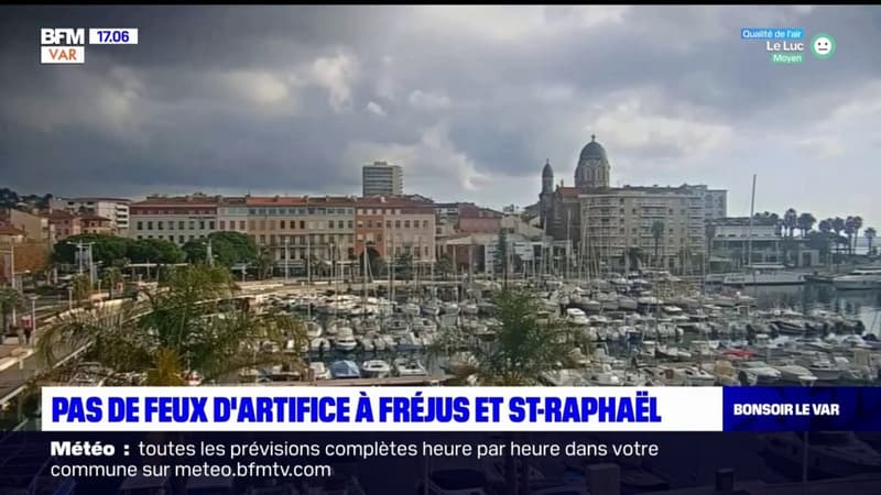 Fêtes de fin d'année: pas de feux d'artifice à Fréjus et Saint-Raphaël 