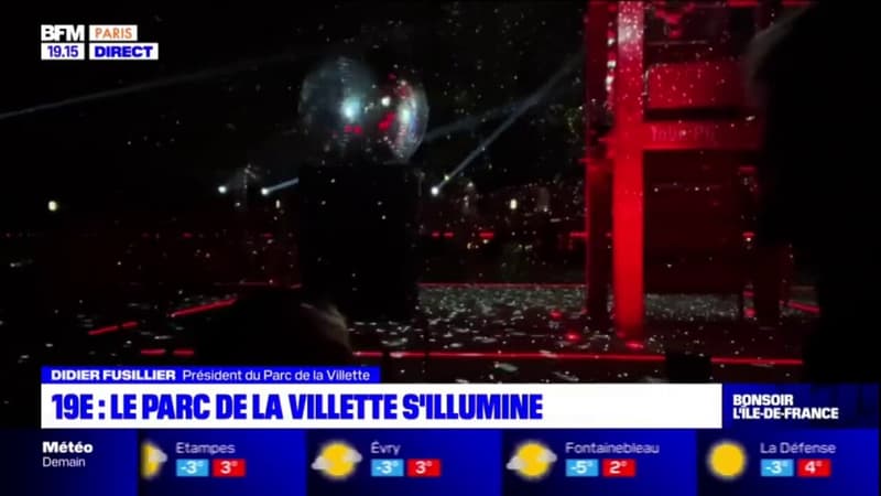 Paris: des illuminations économes en énergie au parc de La Villette