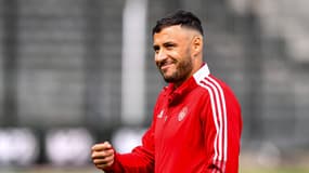 Youcef Belaïli avec Brest, le 20 mars 2022