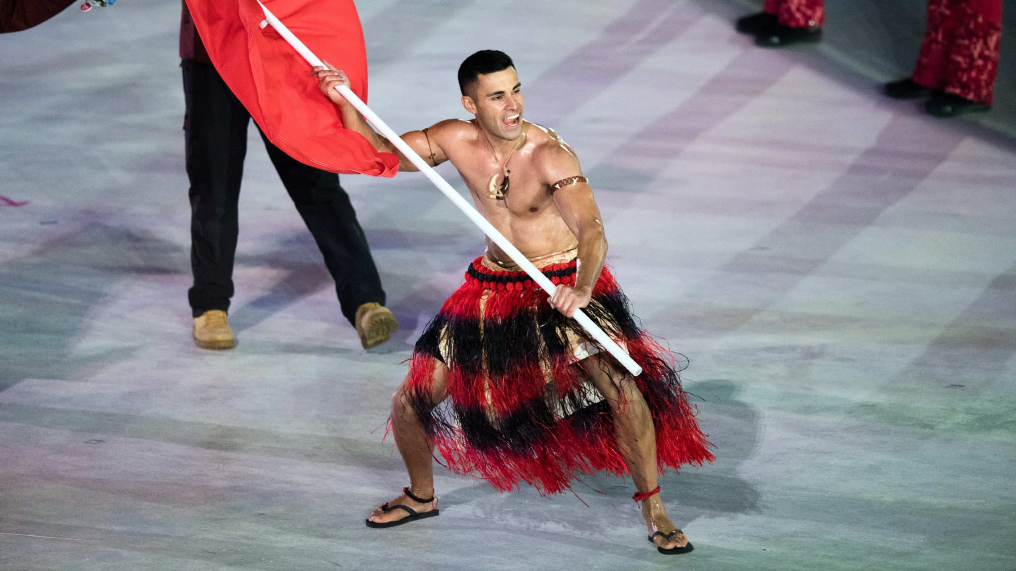 Pita Taufatofua aux JO 2018