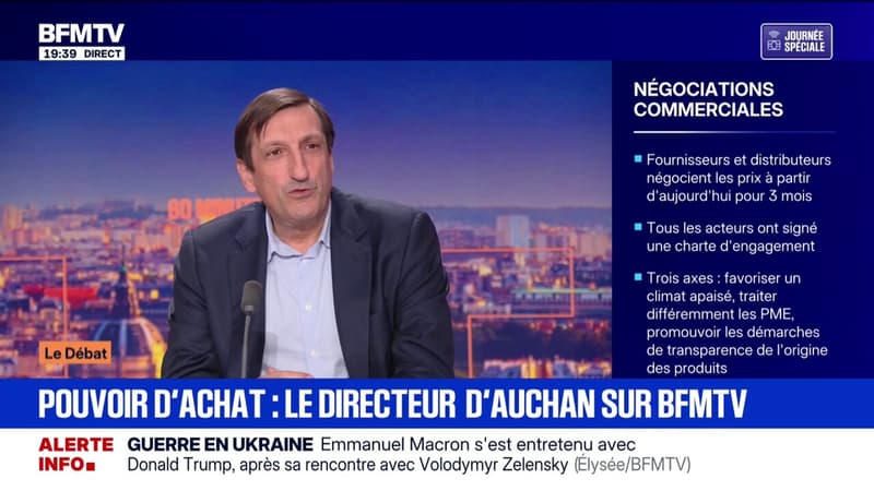 Négociations commerciales: Pendant trois mois, beaucoup de choses vont se jouer, explique Guillaume Darrasse, directeur général d'Auchan Retail