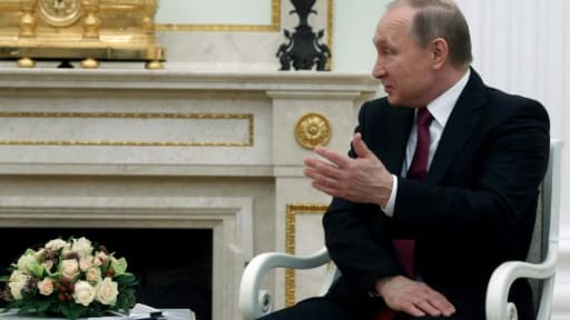 Vladimir Poutine à Moscou, le 11 avril 2017