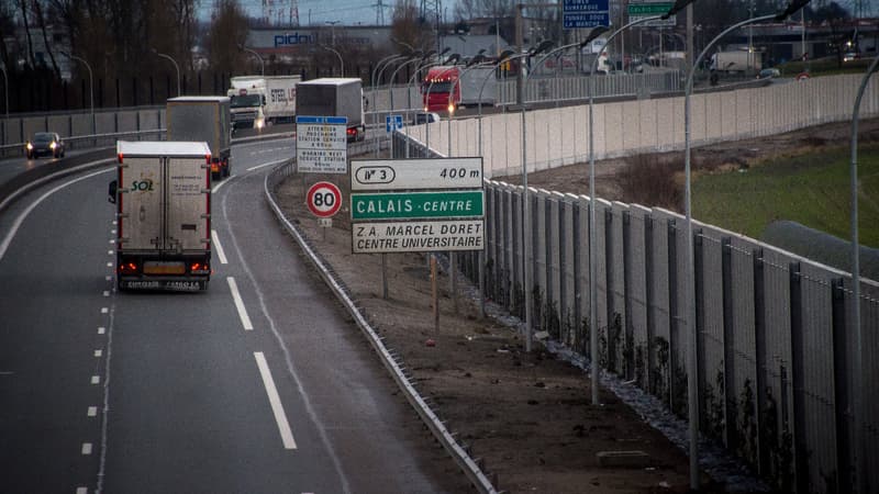 L'autoroute A16 a été coupé. (Image d'illustration)