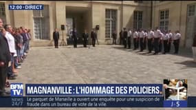 Un an après le double meurtre de Magnanville, les policiers se recueillent 