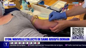 Lyon : nouvelle collecte de sang jusqu'à demain