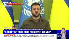 Volodymyr Zelensky sur la guerre en Ukraine: "500.000 personnes ont été déportées sur le territoire de la Fédération de Russie"