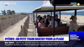 Hyères: le retour du petit train gratuit pour amener les vacanciers jusqu'à la presqu'île de Giens